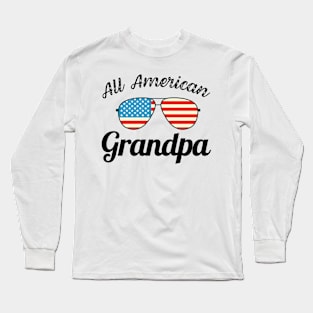 All american grandpa shirt gift Long Sleeve T-Shirt